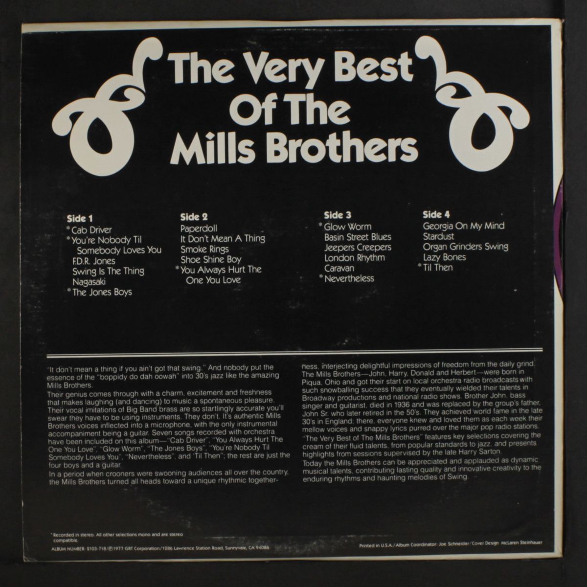 the very best of by MILLS BROTHERS