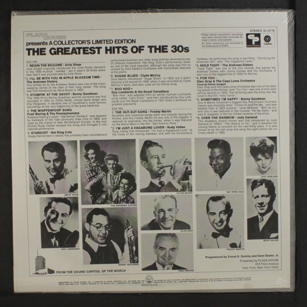 the greatest hits of the 30's by VARIOUS
