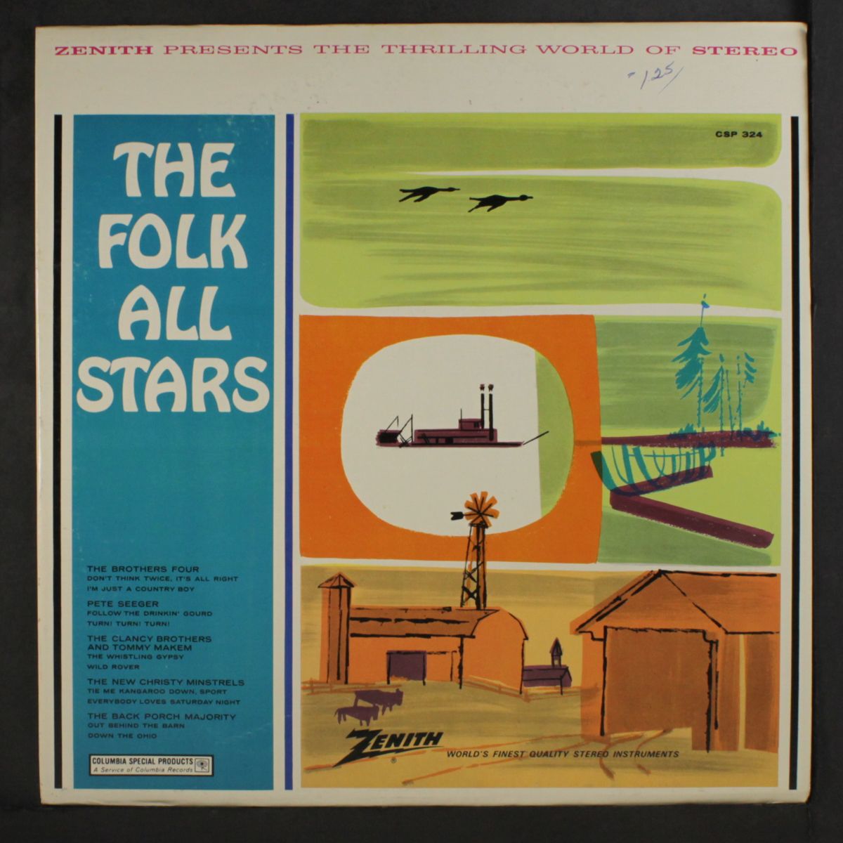 zenith presents the folk all stars by VARIOUS