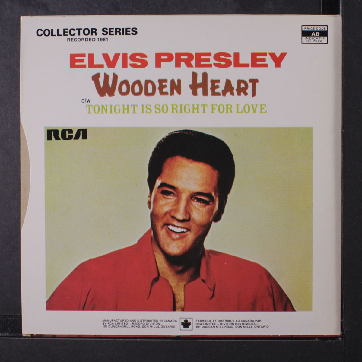 wooden heart / tonight is so right for love by ELVIS PRESLEY