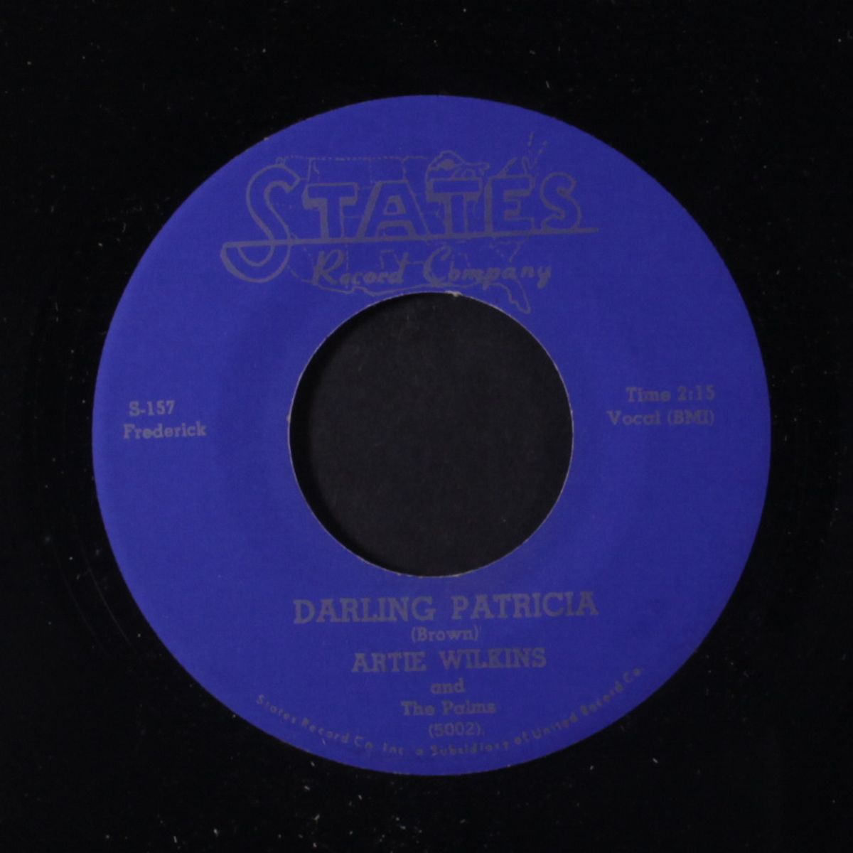 darling patricia / please come back by ARTIE WILKINS & PALMS