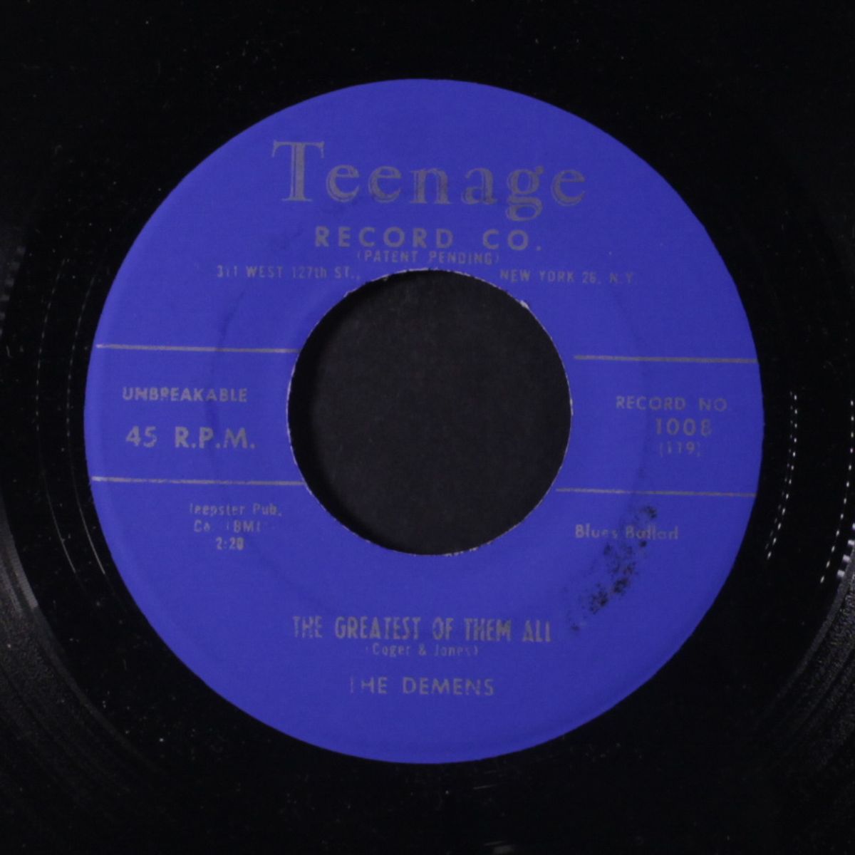 the greatest of them all / hey young girl by DEMENS
