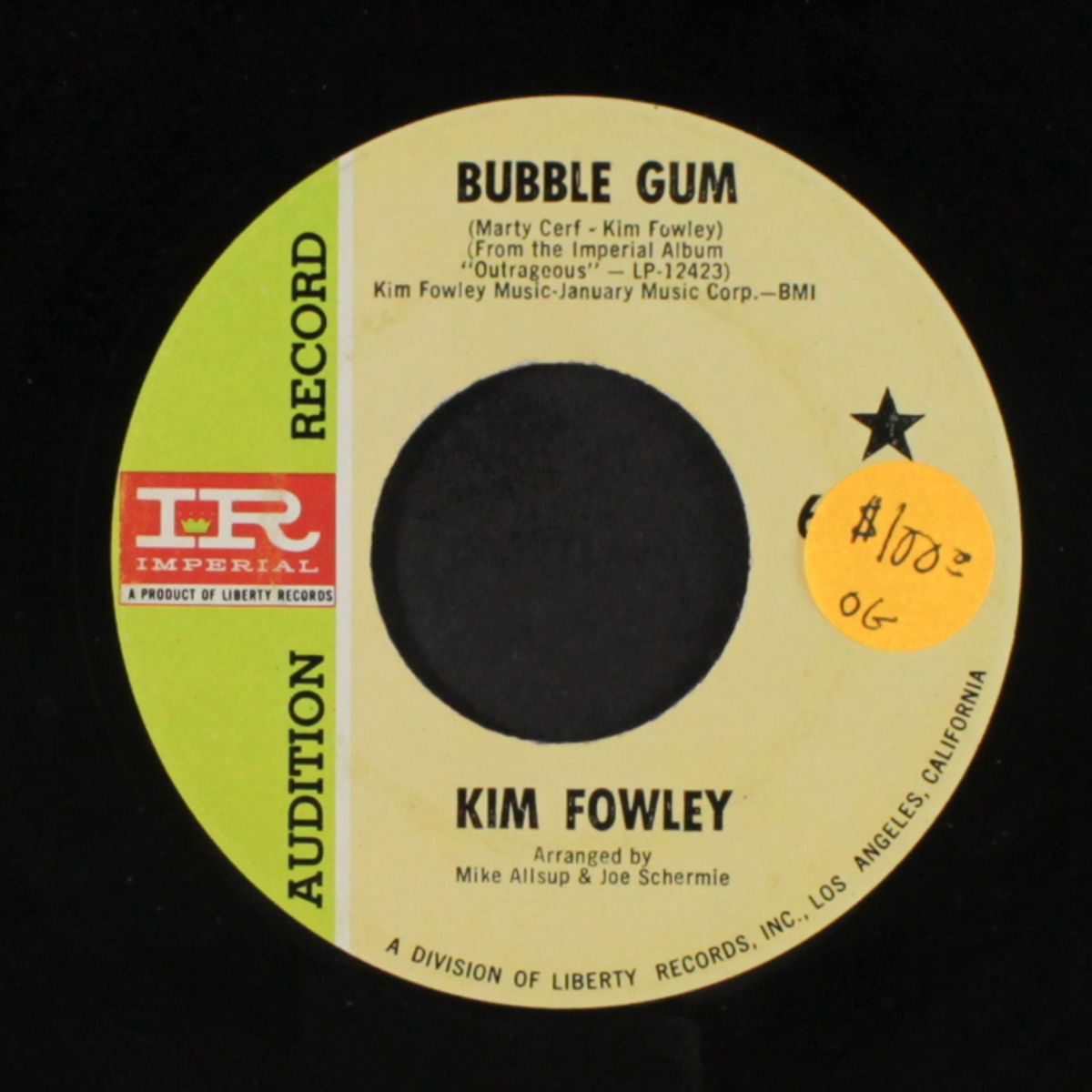 bubble gum / wildfire by KIM FOWLEY