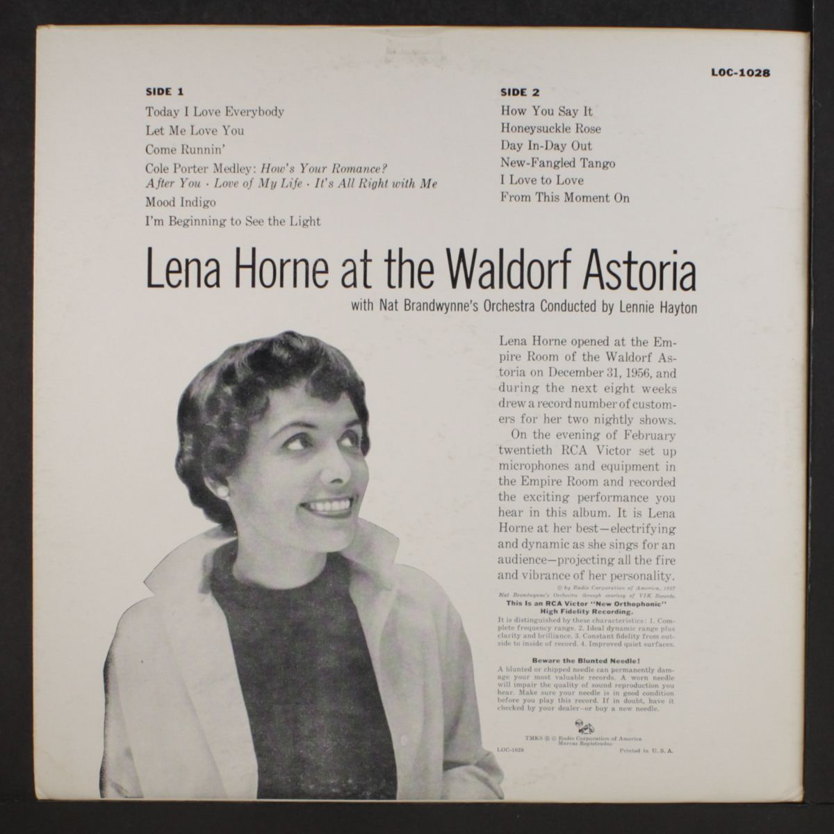 at the waldorf astoria by LENA HORNE