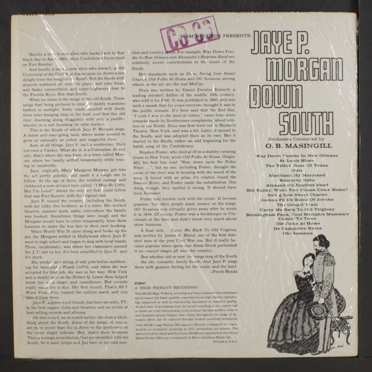 down south by JAYE P. MORGAN
