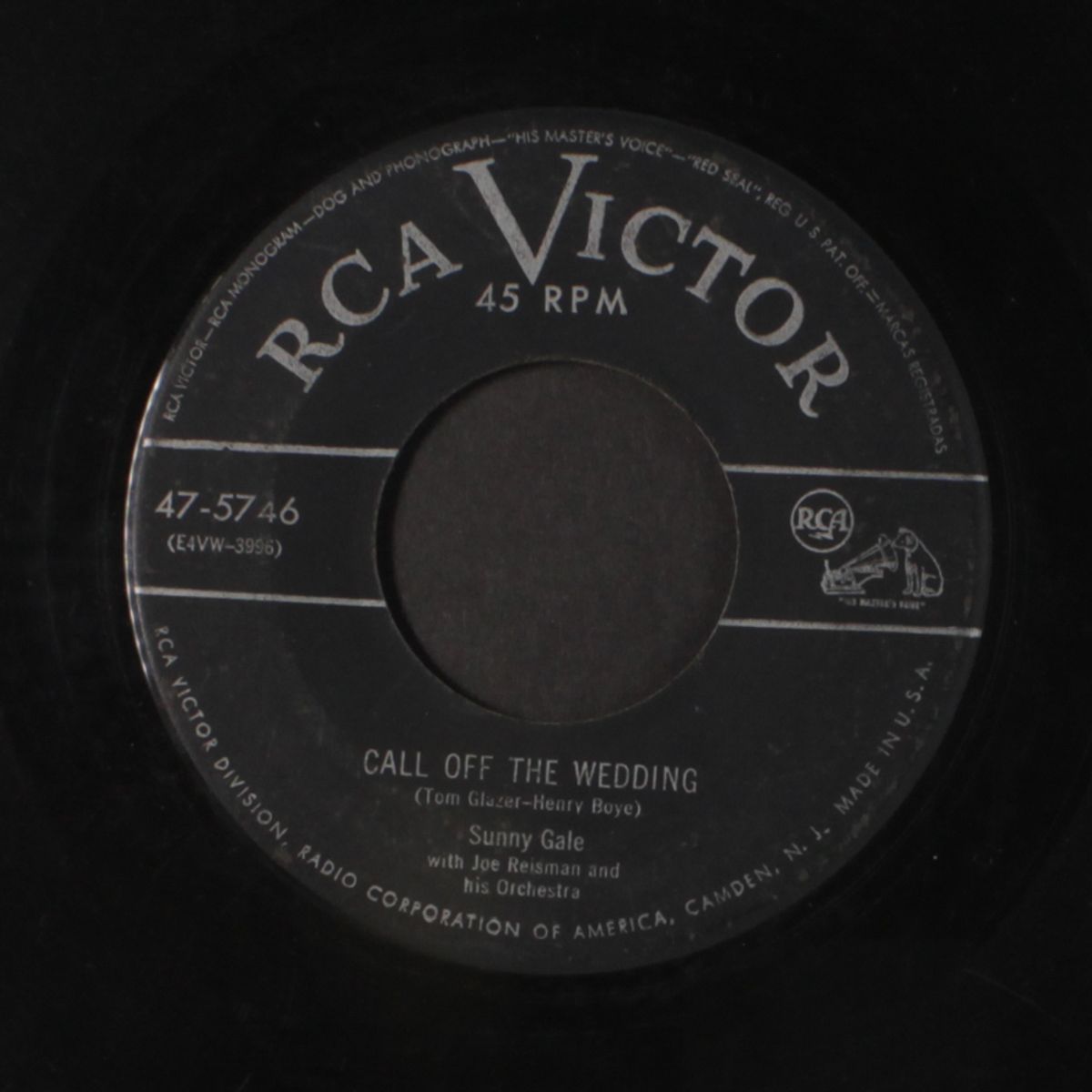 goodnight, sweetheart, goodnight / call off the wedding by SUNNY GALE