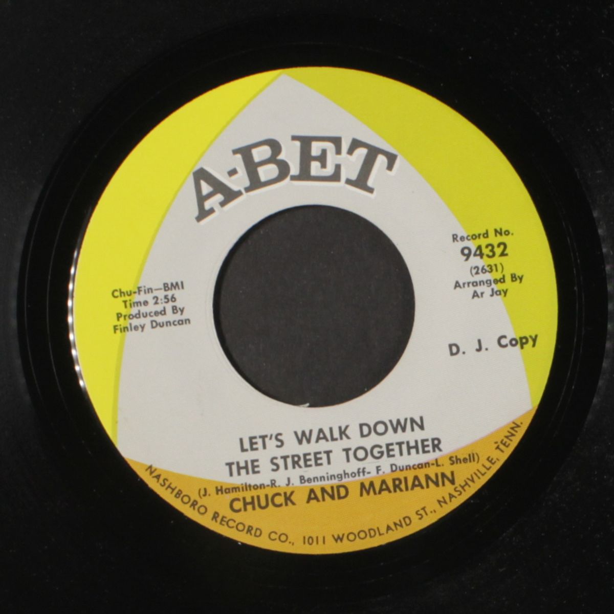 let's walk down the street together / the woman in me by CHUCK & MARIANN