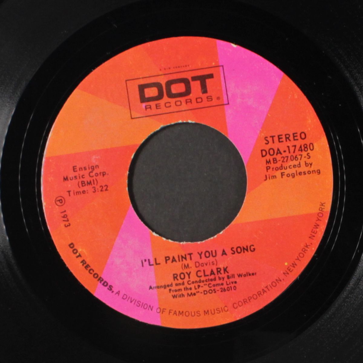somewhere between love and tomorrow / i'll paint you a song by ROY CLARK