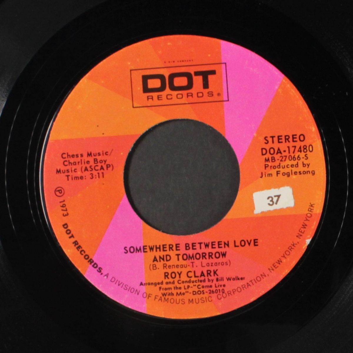 somewhere between love and tomorrow / i'll paint you a song by ROY CLARK