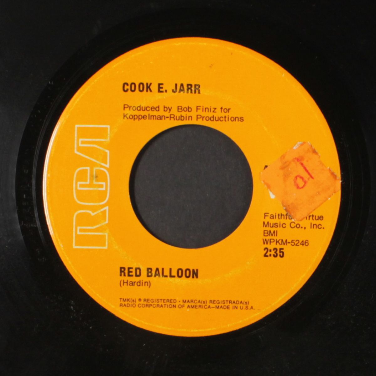 red balloon by COOK E. JARR