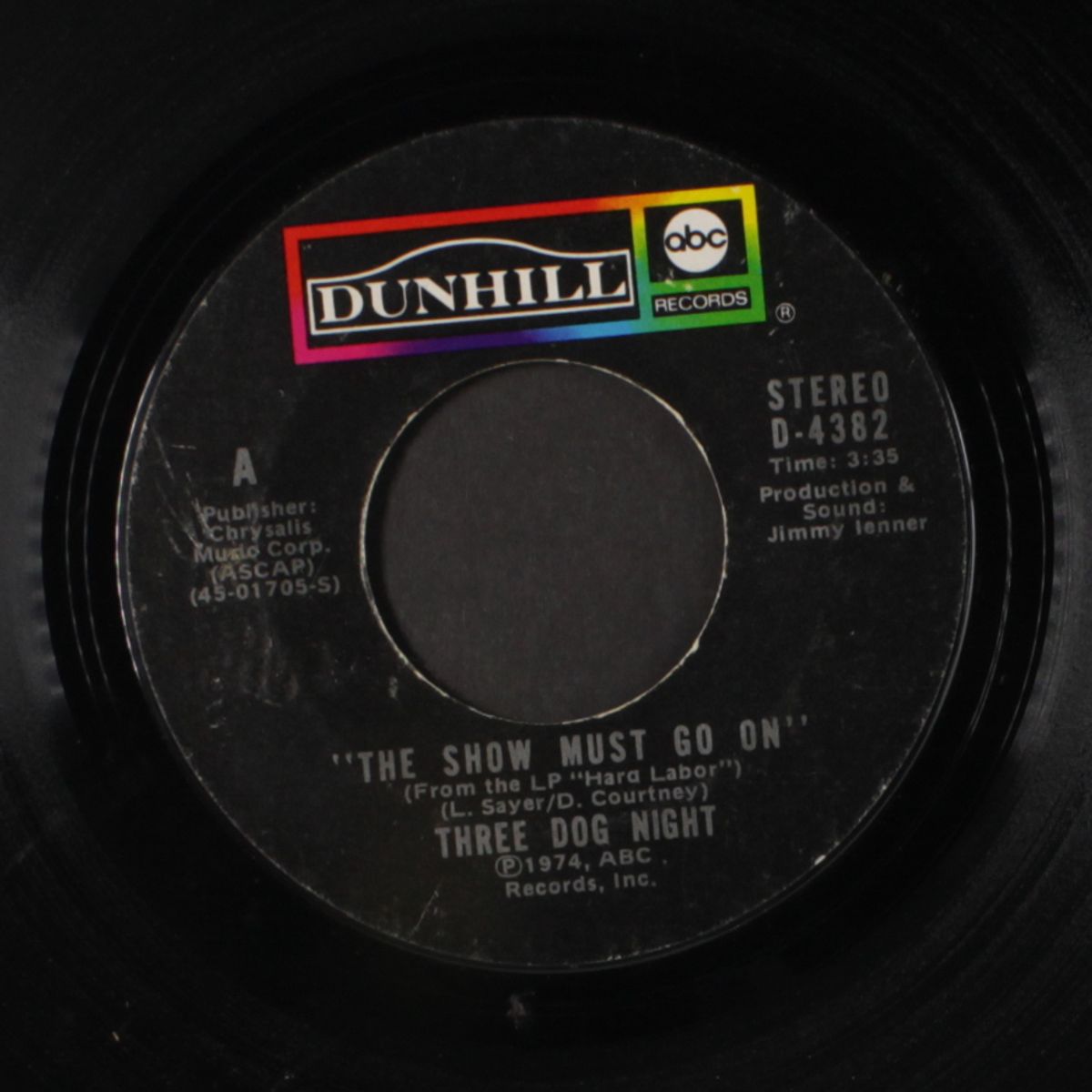 the show must go on / on the way back home by THREE DOG NIGHT