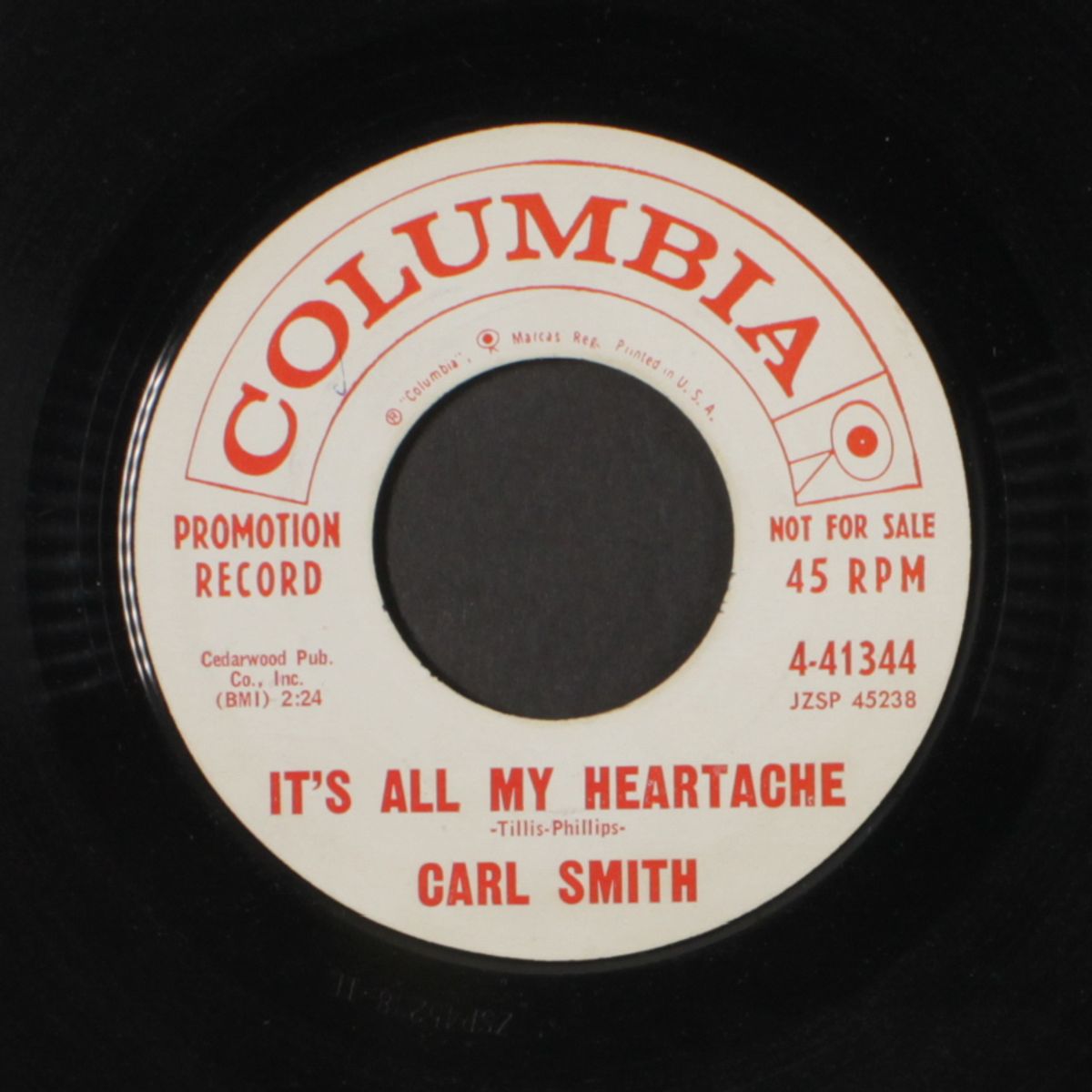 it's all my heartache by CARL SMITH