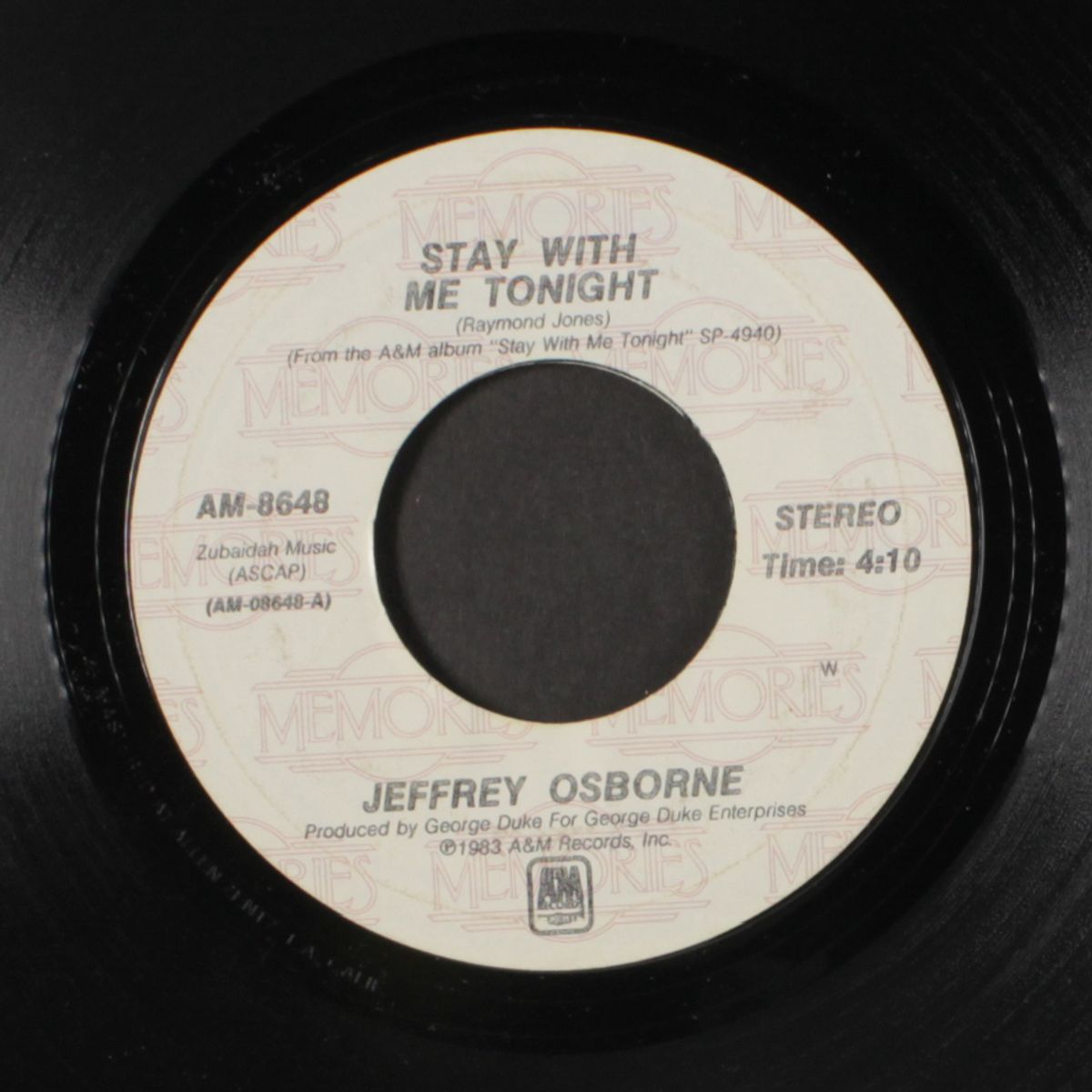stay with me tonight / don't you get so mad by JEFFREY OSBORNE