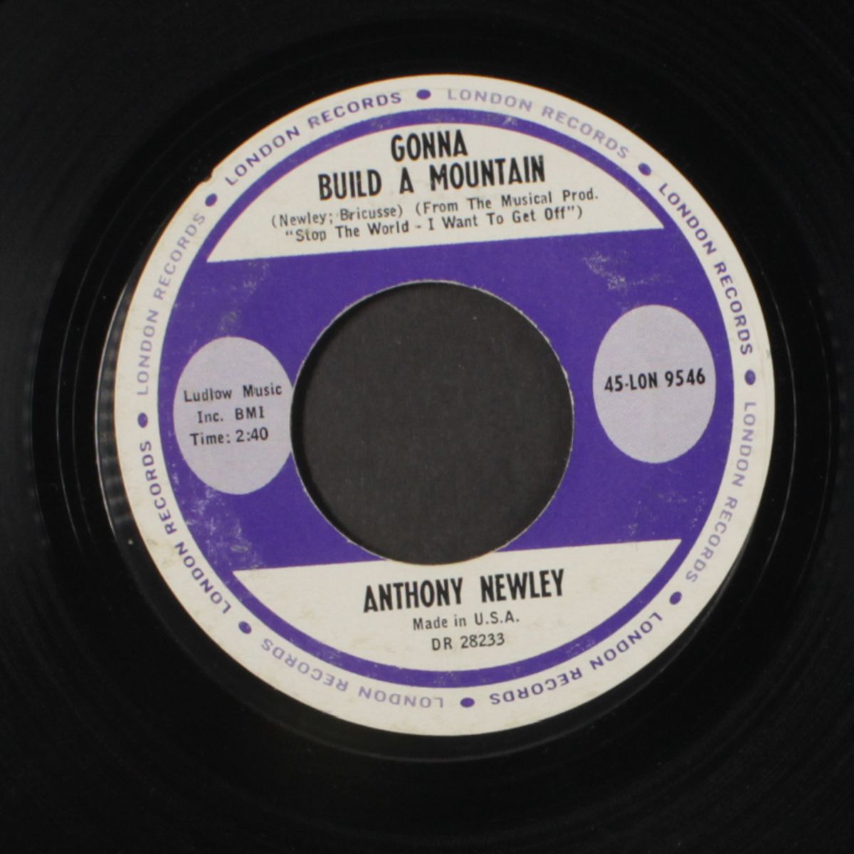 gonna build a mountain / what kind of fool am i by ANTHONY NEWLEY
