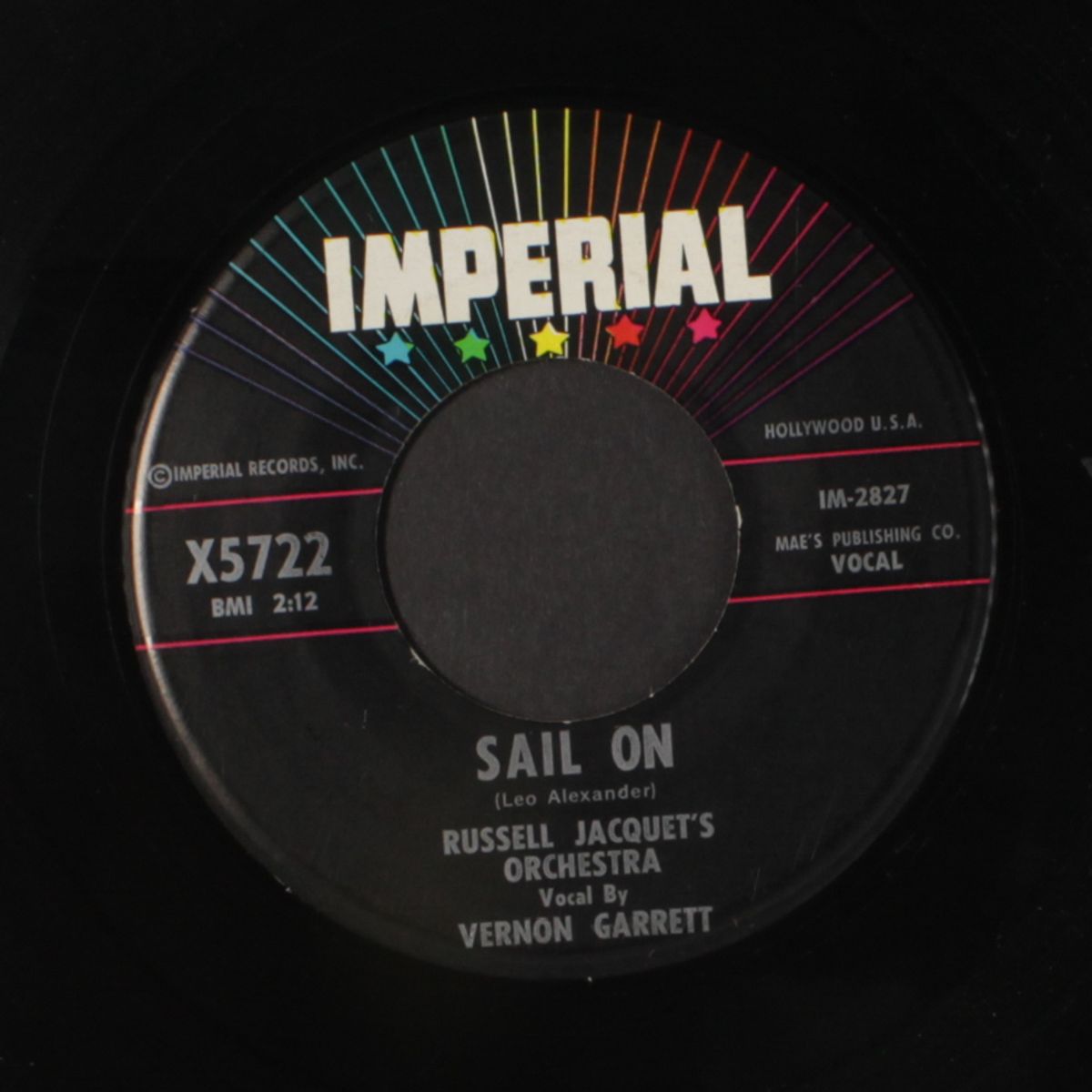 sail on / you're gonne be paid by VERNON & JEWEL