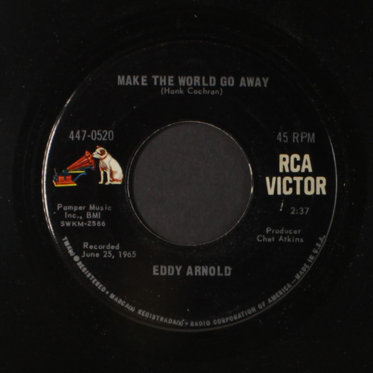 i want to go with you / make the world go away by EDDY ARNOLD