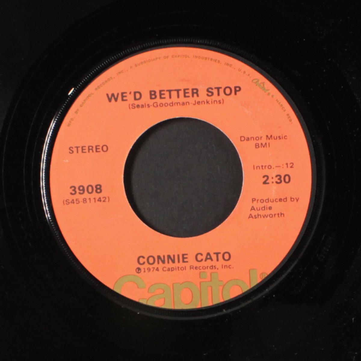 super kitten / we'd better stop by CONNIE CATO