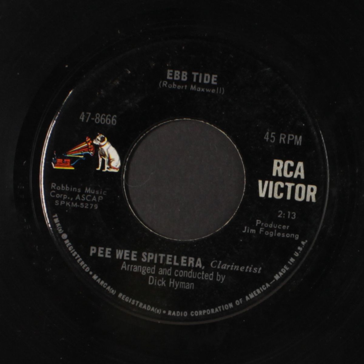 show me where the good times are / ebb tide by PEE WEE SPITELERA
