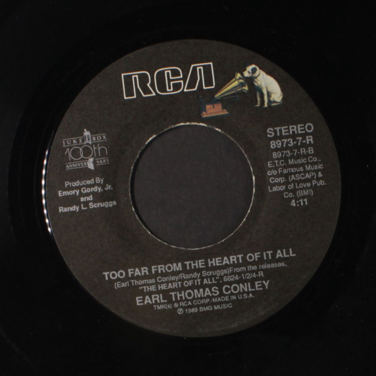 too far from the heart of it all / you must not be drinking enough by EARL THOMAS CONLEY