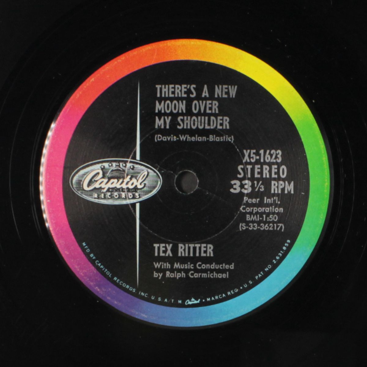 jingle jangle jingle / there's a new moon over my shoulder by TEX RITTER