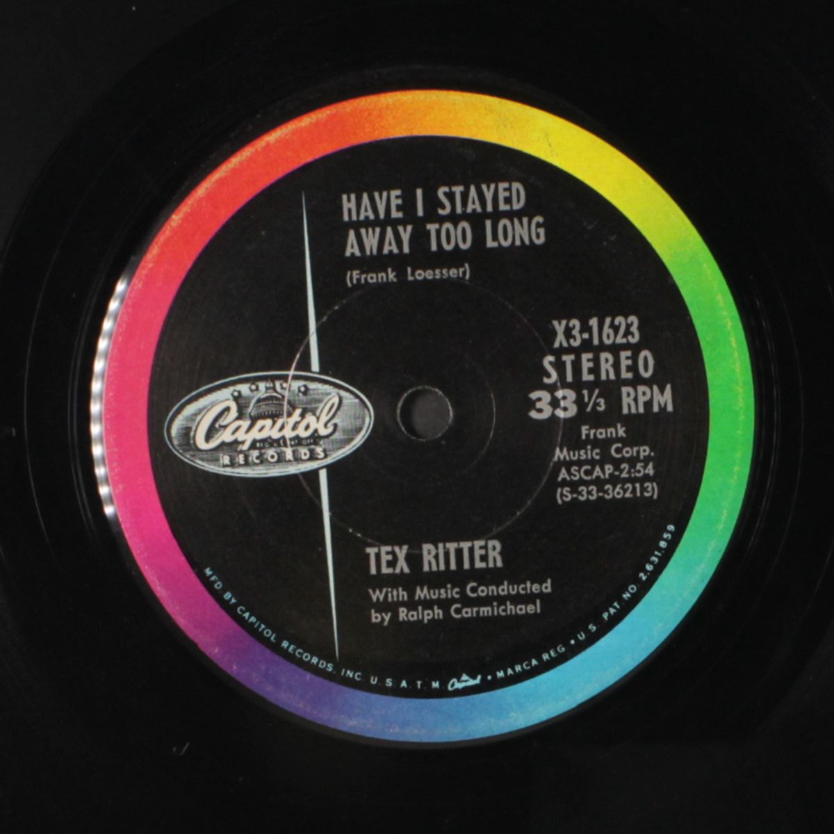jealous heart / have i stayed away too long by TEX RITTER