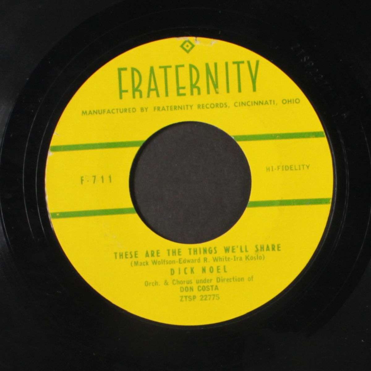 when i'm alone / these are the things we'll share by DICK NOEL