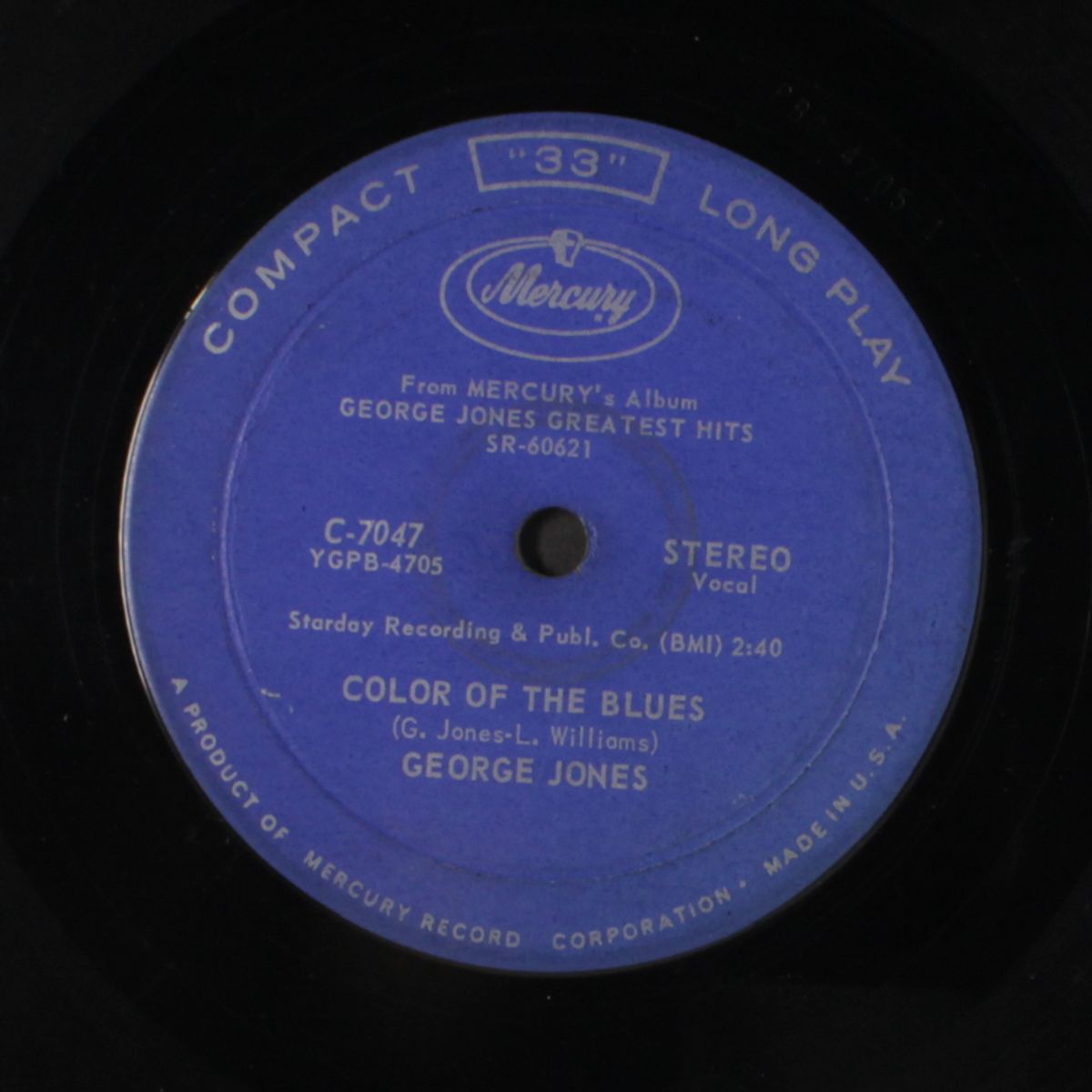 the window up above / color of the blues by GEORGE JONES