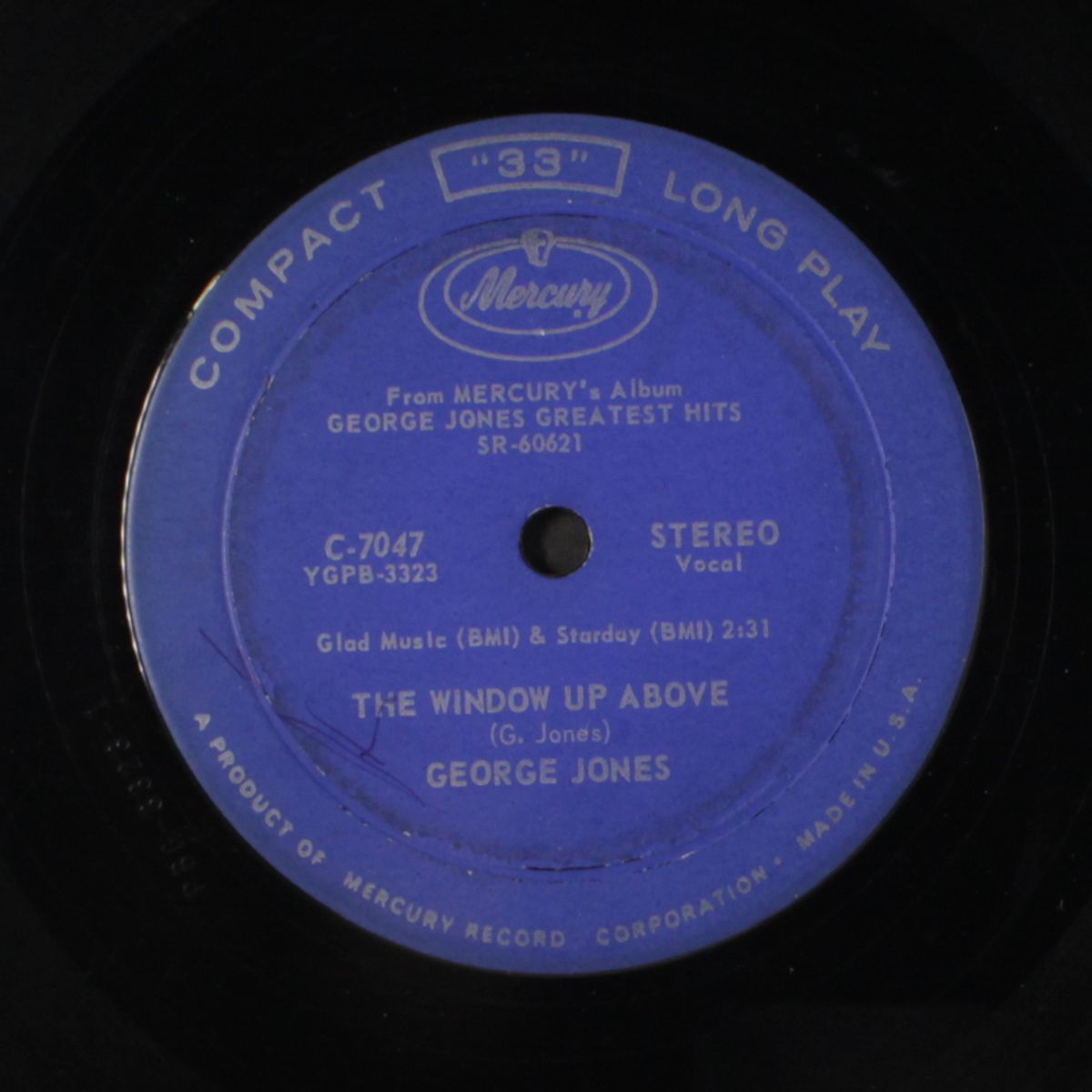 the window up above / color of the blues by GEORGE JONES
