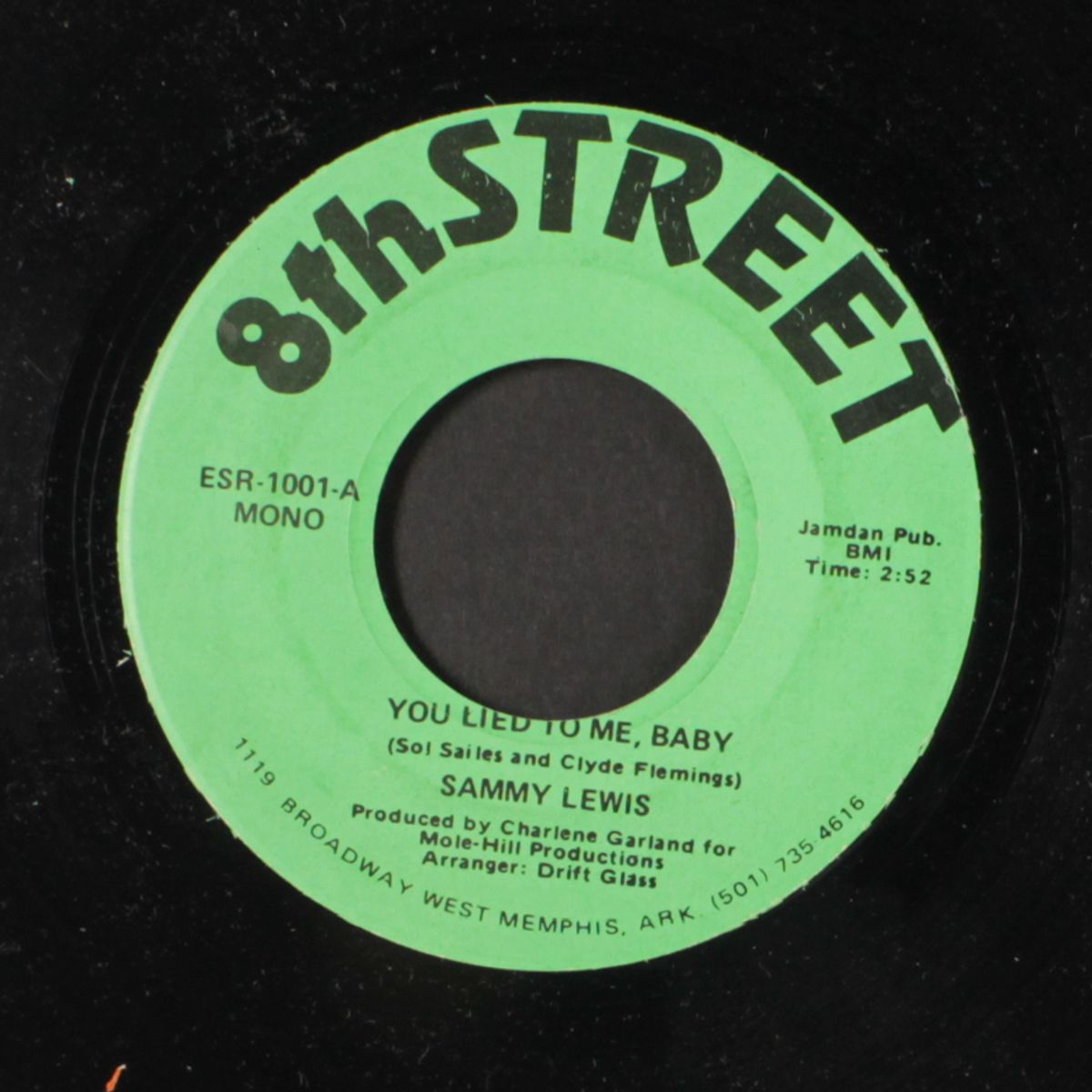 somebody stole my love / you lied to me, baby by SAMMY LEWIS
