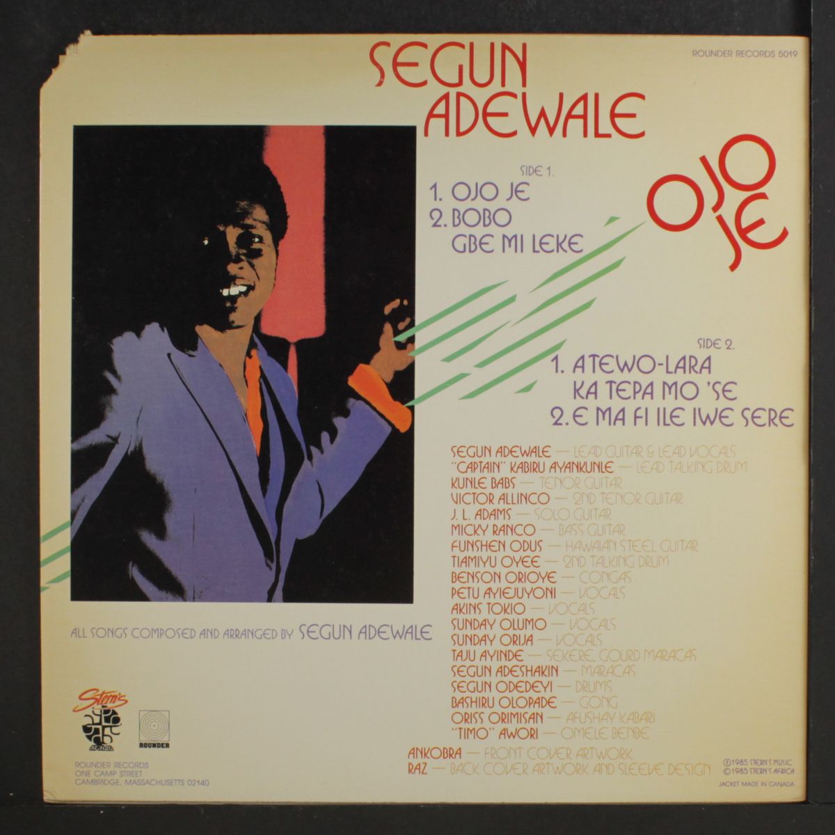 ojo je by SEGUN ADEWALE