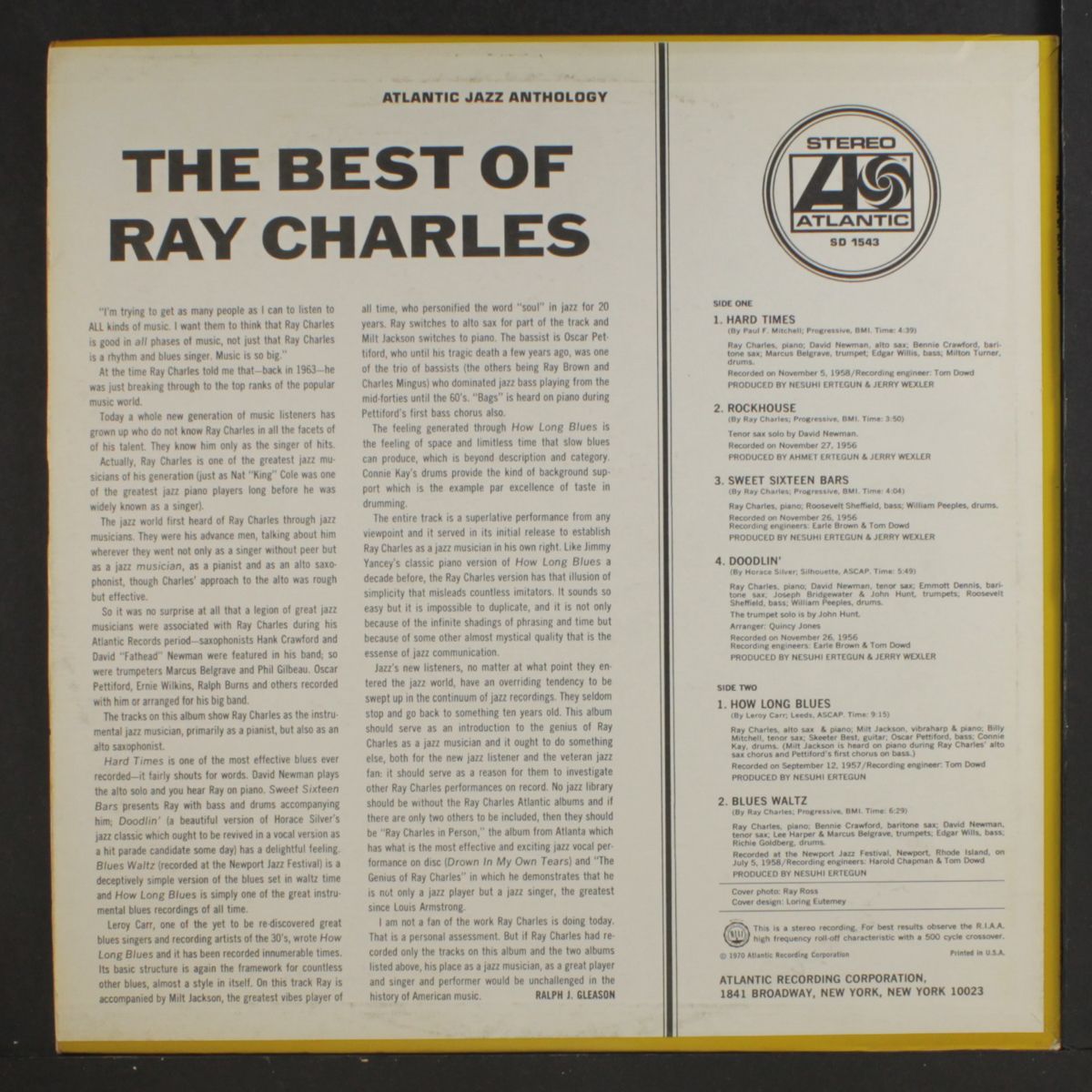 best of by RAY CHARLES